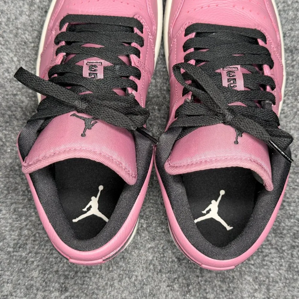 Jordan 1 Low Shoes Women's 8 Mulberry Low‎ Lace Athletic Retro Nike Sneakers